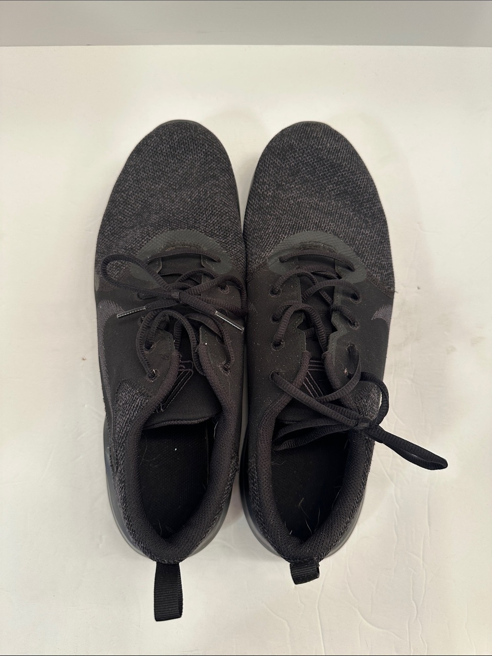 Nike Men's Black Knit Running Shoes Size 13
